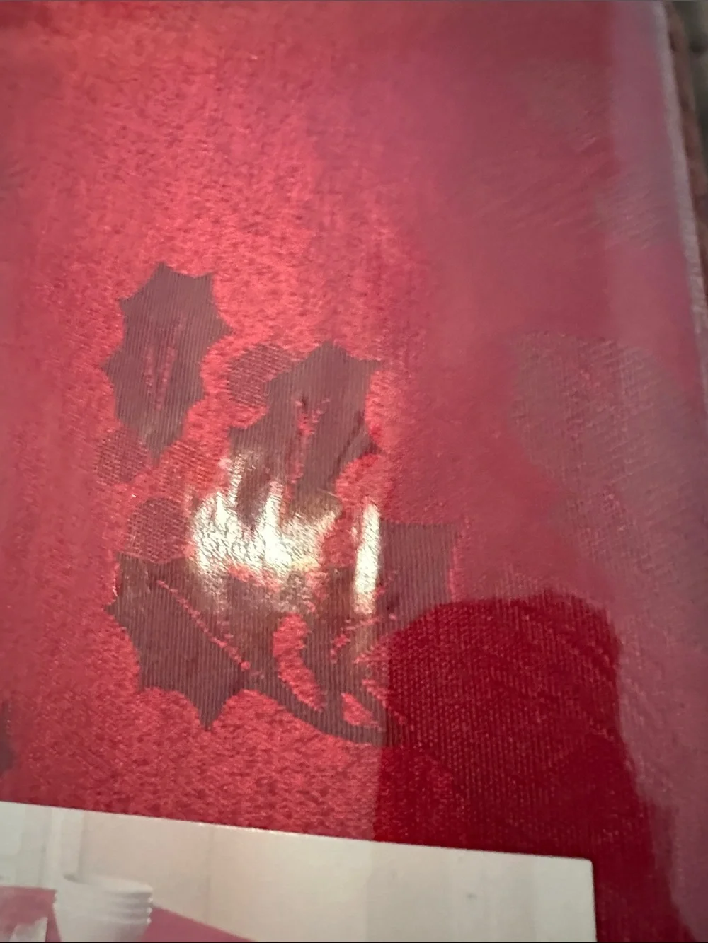 The Big One Red Dining Tablecloth - Solid Festive Cover